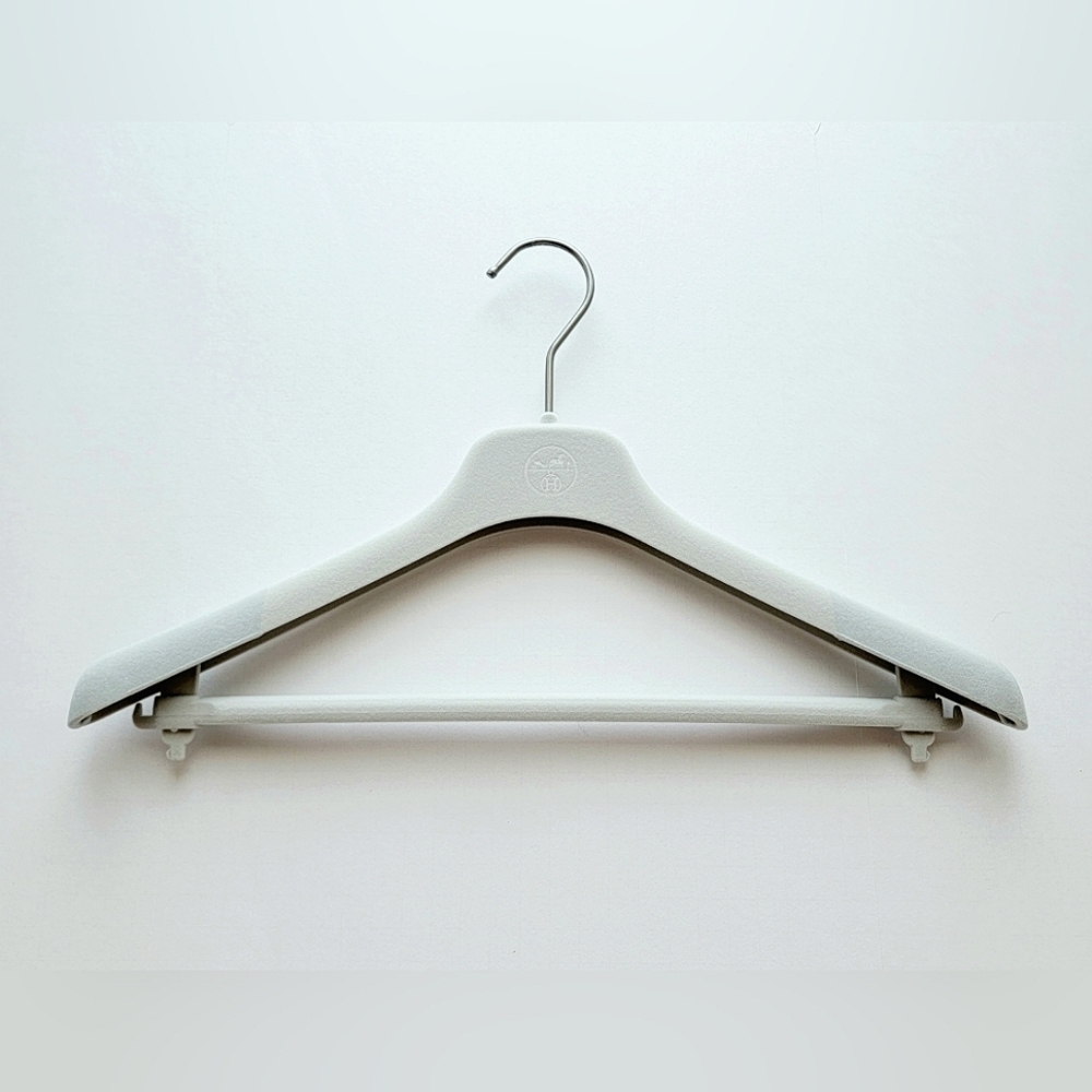 Hermes Hanger Light Gray Velvet Storage Top Dress Pants